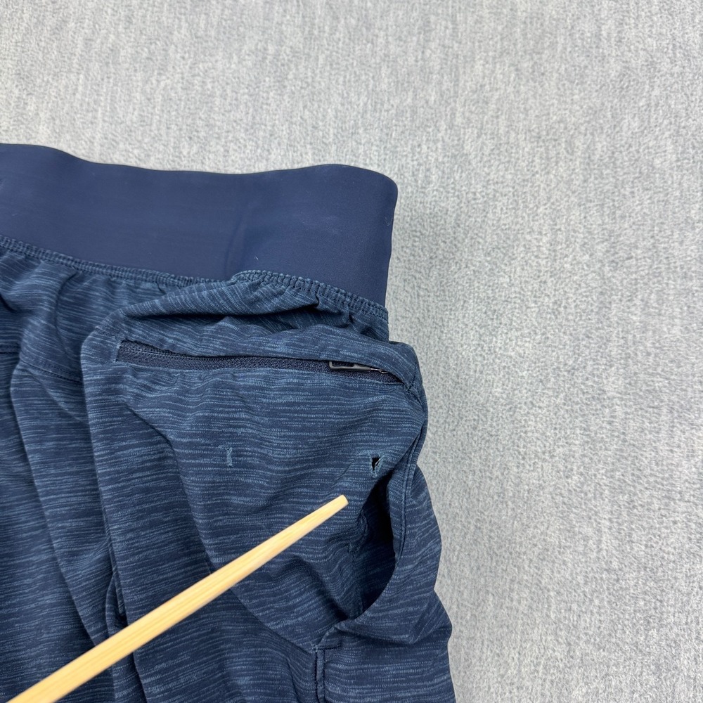 Lululemon Shorts Mens Large Blue T.H.E. Linerless Drawstring Training Running - Picture 12 of 16